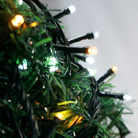 Karácsony füzér mini 100 LED 10m melegfehér-hidegfehér