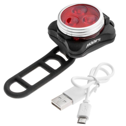 Zseblámpa kerékpár lámpa REAR MS B301 3x LED 4 világítási mód