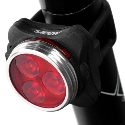 Zseblámpa kerékpár lámpa REAR MS B301 3x LED 4 világítási mód