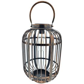   LED napelemes lámpa kültéri kerti álló függőlámpás 2700K IP44 alkonyat érzékelő