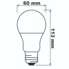 E27 A60 LED izzó 8.5W = 60W 806lm 2700K Meleg 200° BELLALUX