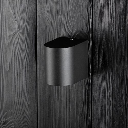 Kerti fali lámpa, emelvény, kültéri lámpa GU10, fekete