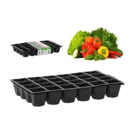   3 db termesztőtálca készlet 22x36x4,5 cm 24 cellás Multi-edény palánták kiszúrásához