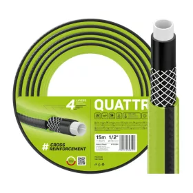   Kerti víztömlő 4 rétegű fonattal 1/2" 15 m erős QUATTRO CELLFAST