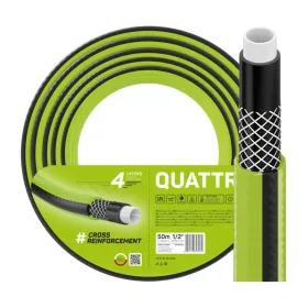   Kerti víztömlő 4 rétegű fonattal 1/2" 50 m erős QUATTRO CELLFAST