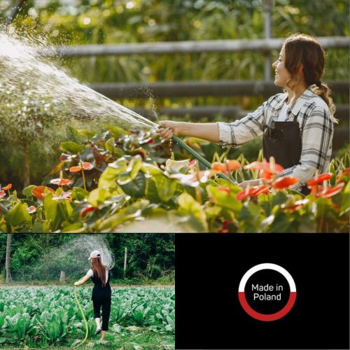 Kerti víztömlő 4 rétegű fonattal 1/2" 50 m erős QUATTRO CELLFAST