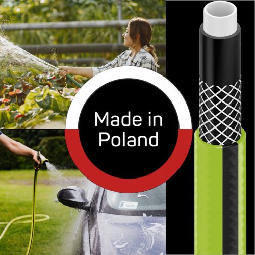 Kerti víztömlő 4 rétegű fonattal 3/4" 15 m erős QUATTRO CELLFAST