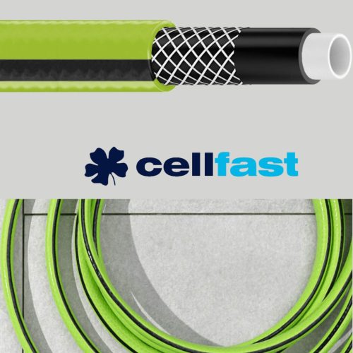 Kerti víztömlő 4 rétegű fonattal 3/4" 50 m erős QUATTRO CELLFAST