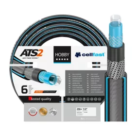   Kerti víztömlő 6 rétegű fonattal 1/2" 20 m erős HOBBY ATS2 CELLFAST
