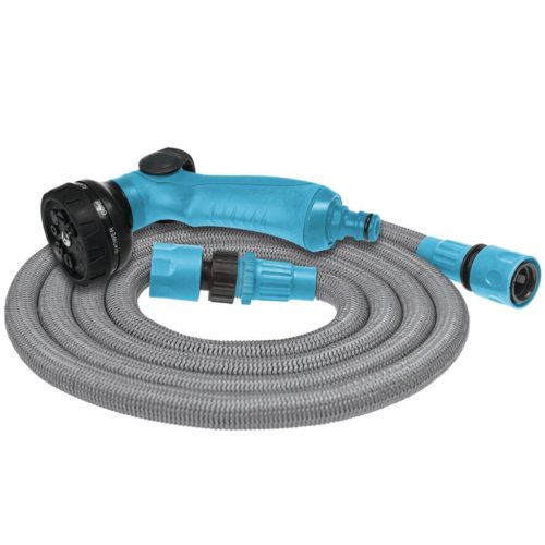 Locsolótömlő 15 m-es, hosszabbítható pisztollyal és csatlakozókkal BASIC CELLFAST