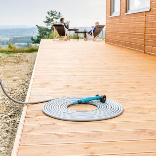 Locsolótömlő 15 m-es, hosszabbítható pisztollyal és csatlakozókkal BASIC CELLFAST