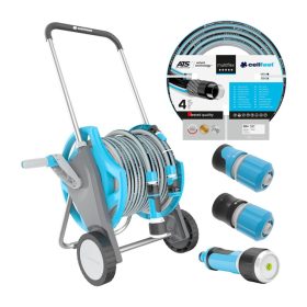   DISCOVER készlet kosár MULTIFLEX tömlővel 1/2" 20m, hegyekkel és ERGO CELLFAST pisztollyal