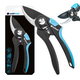   Kézi kerti metszőolló cserjeágakhoz állítható ERGO CELLFAST-tal