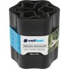 Kerti gyepszegély Rugalmas hullámos 20cm x 9m Fekete CELLFAST