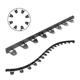   Kerti pázsit szegély rugalmas fekete UNIBORD 100cm erős fagyálló CELLFAST