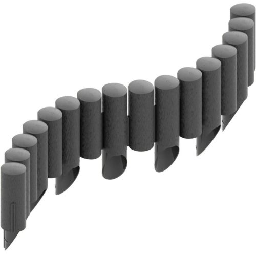 Kerti Palisade Kerítés Határ Gyepszegély 4 ECO Graphite 2,4 m Erős Fagyálló CELLFAST