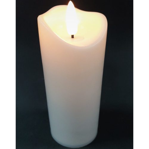 Elektromos betétes LED gyertya Lánghatású gyertya 15 cm