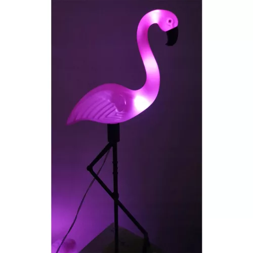 3x SOLAR LED kültéri kerti lámpa Flamingos 54cm