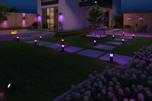 Lámpa Lámpás Fali lámpa Ellipszis Kerti LED Intelligens 4W BLUETOOTH HÁLÓS SMART TUYA RGB+CCT CALEX