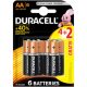 Duracell Basic AA LR6 alkáli elemek MN1500 1,5V 6db