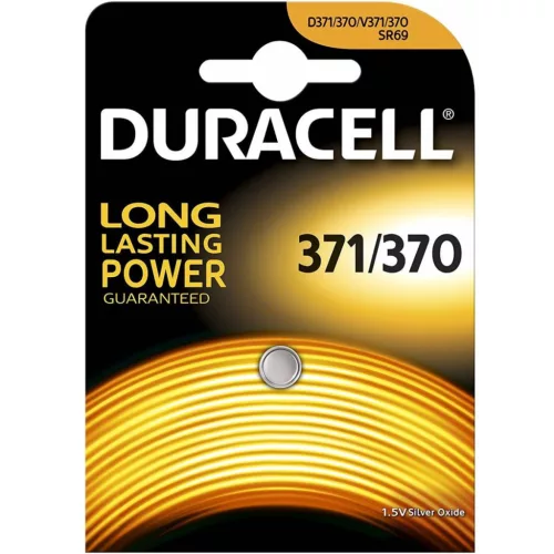 EZÜSTSZERELT GOMBELEM DURACELL 370 371 SR69 1,5V Buborékfólia 1 db.