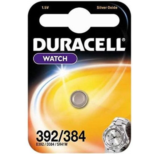 EZÜST AKKUMULÁTOR DURACELL D 384 392 G3 SR41 Buborékfólia 1 db.
