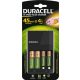 DURACELL CEF14 + 2x AA + 2x AAA töltő DUR037199 elemekkel