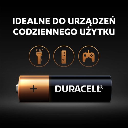 Duracell Basic AA LR6 MN1500 1,5 V alkáli elemek 6 db-os buborékcsomagolás