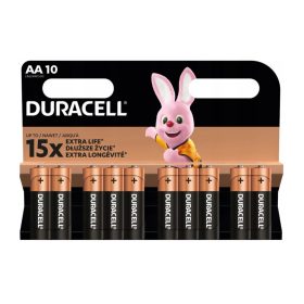 Duracell Basic AA LR6 alkáli elemek buborékfólia 10db