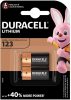 DURACELL LITHIUM ELEMEK 123 CR123 CR123A 3V 2 db-os buborékcsomagolás