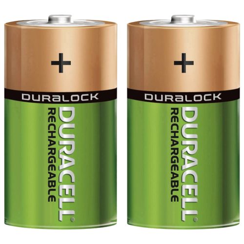 ELEMEK Duracell ÚJRATÖLTHETŐ HR20 D 3000MAH NIMH akkumulátorok Buborékfólia 2 db