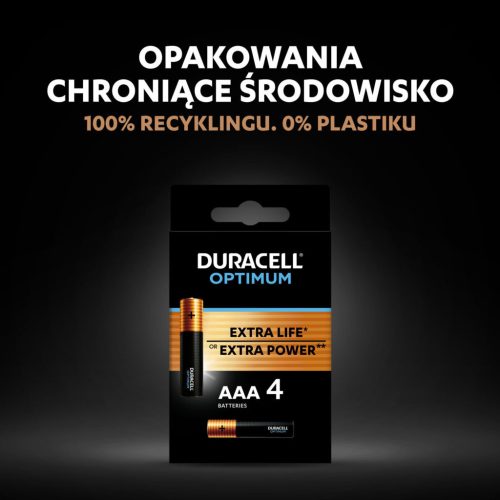 DURACELL OPTIMUM AAA LR3 alkáli elemek 8 db