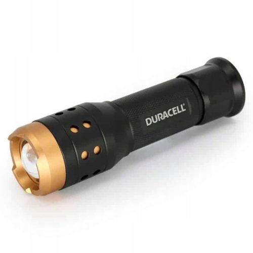 Alumínium LED zseblámpa kézi nagy teljesítményű taktikai elem 3xAAA 550lm 3 mód DURACELL