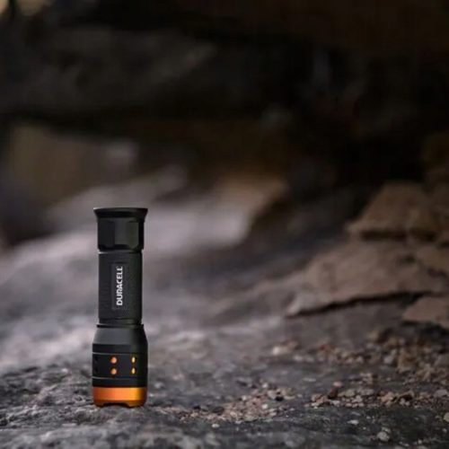 Alumínium LED zseblámpa kézi taktikai elem 3xAAA 350lm 3 mód DURACELL