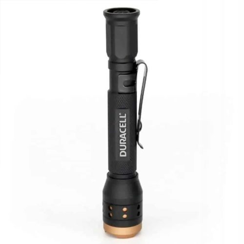 Alumínium LED zseblámpa kézi taktikai elem 2xAAA 150lm 3 mód DURACELL