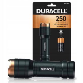   Alumínium LED zseblámpa kézi taktikai elem 3xAAA 250lm DURACELL