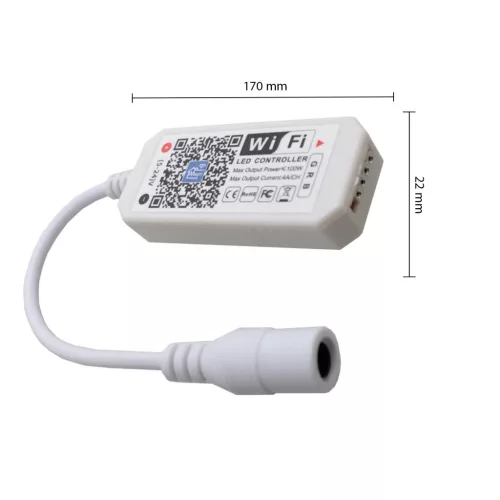 RGB Wi-Fi LED vezérlő ALEXA 8A 96W 5-24V Ecolight