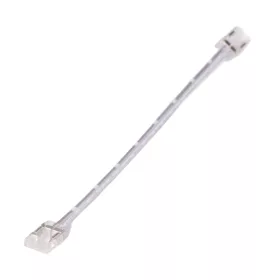   Csatlakozó COB NEON MONO LED szalagokhoz 8mm, 2 oldalas, kábellel