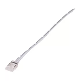  Csatlakozó COB NEON MONO LED szalagokhoz 8mm, 1 oldal, ferde, kábellel