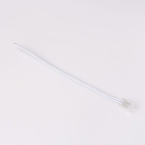 Csatlakozó COB NEON MONO LED szalagokhoz 8mm, 1 oldal, ferde, kábellel