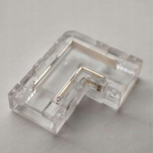 Csatlakozó COB NEON MONO LED szalagokhoz 8mm Szög "L