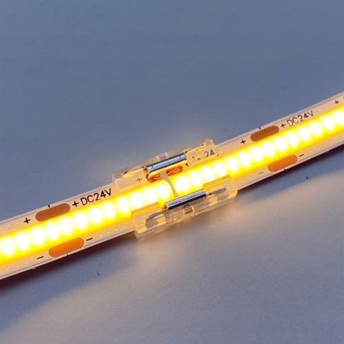Csatlakozó COB NEON MONO LED szalagokhoz 8mm Egyenes