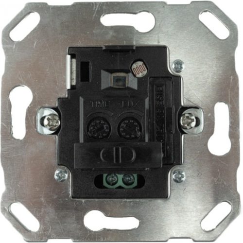 PIR mozgás- és szürkületérzékelő, süllyesztett, 160°, 9 m, belső dobozhoz, fekete