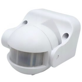  PIR mozgás- és szürkületérzékelő 180° 12m IP44 Fehér