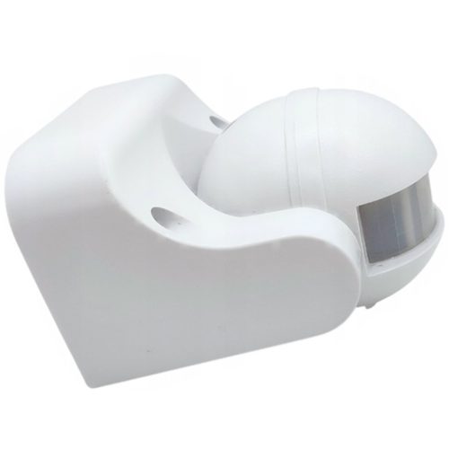 PIR mozgás- és szürkületérzékelő 180° 12m IP44 Fehér