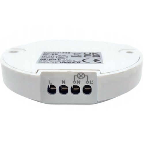 360°-os PIR mozgás- és szürkületérzékelő 6 m fehér mennyezet