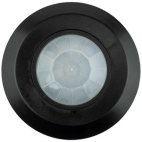   PIR 360° mozgás- és szürkületérzékelő 6 m fekete mennyezet