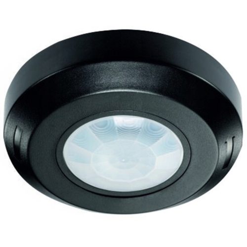 PIR 360° mozgás- és szürkületérzékelő 6 m fekete mennyezet