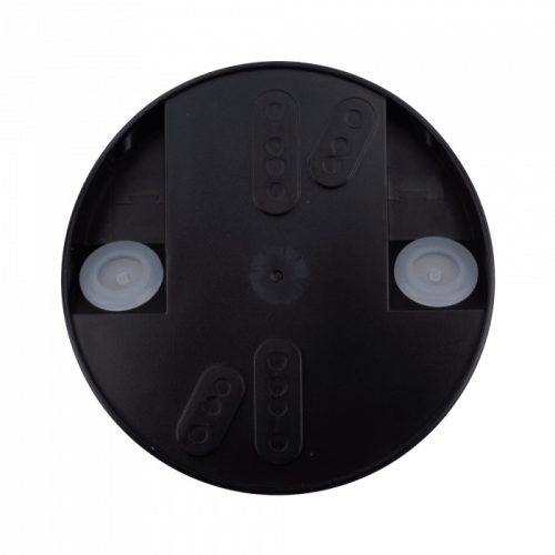 PIR mozgás- és alkonyérzékelő IP44 süllyesztett/felületre szerelhető fekete 20m 360° CP Ecolight