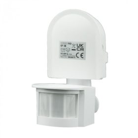   PIR mozgás- és alkonyérzékelő IP44 felületre szerelhető, állítható fehér 12m 180° CP Ecolight